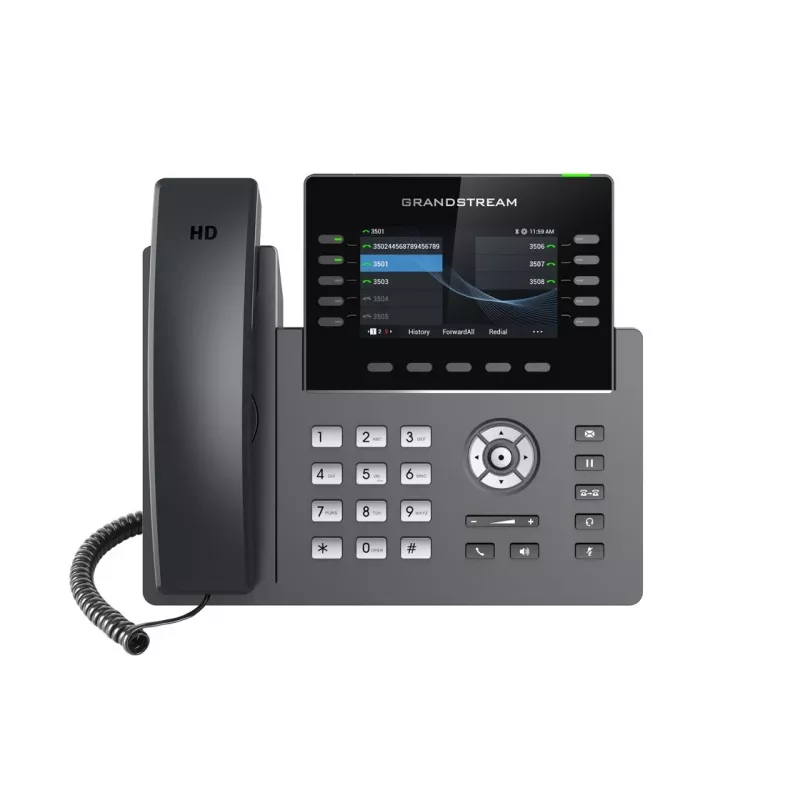 IP telefonas Grandstream Networks GRP2615 juodai pilkas