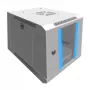 Prie sienos tvirtinama spinta Extralink Rackmount cabinet 6U 10 colių Pilka Užrakto užraktas Kabelių valdymas