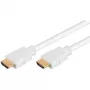 Goobay HDMI kabelis 5 m, A tipo kištukas į A tipo kištuką, 18 Gbit/s, baltas