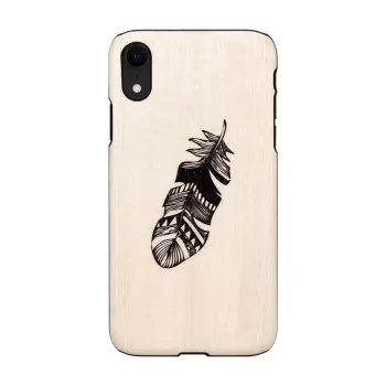 man and wood išmaniojo telefono dėklas iPhone XR, Indian Juoda, apsauginis kietas apvalkalas