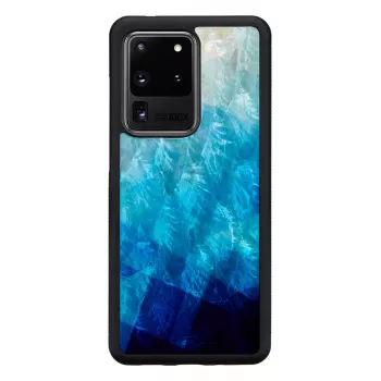 Apsauginis telefono dėklas iKins, skirtas Samsung Galaxy S20 Ultra, mėlynas ežeras / juodas