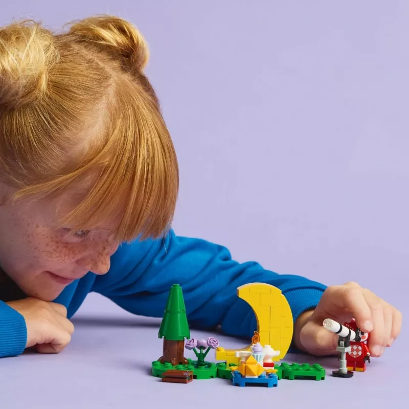 Konstrukcinis žaislas LEGO Animal Crossing Žvaigždžių stebėjimas su Eufemija rinkinys 77053