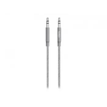 Linksys Belkin MIXIT Aux laidas - garso laidas - 3,5 mm mini lizdas (kištukas) - 3,5 mm mini lizdas (kištukas) - 1,22 m - pilka (AV10164BT04-GRY)