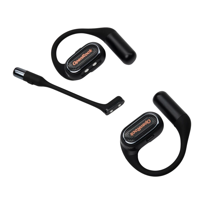 Belaidės ausinės OneOdio OpenRock Link 20, ant ausies, juodos, Bluetooth