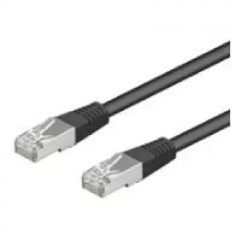 Tinklo kabelis Goobay 95618 juodas 25 m Cat5e
