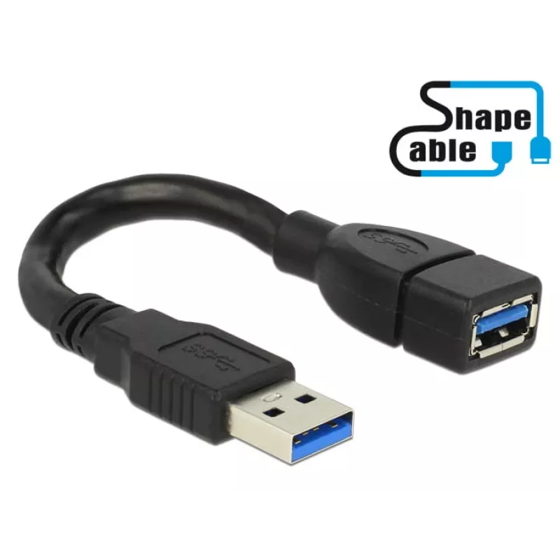 USB kabelis DeLOCK 0,15 m 2xUSB3.0-A