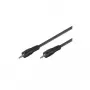 Wentronic Goobay 3,5 mm lizdo jungiamasis kabelis HQ, juodas, 10 m - 3,5 mm kištukas (3 kontaktų, stereofoninis) > 3,5 mm kištukas (3 kontaktų, stereofoninis) (51661)