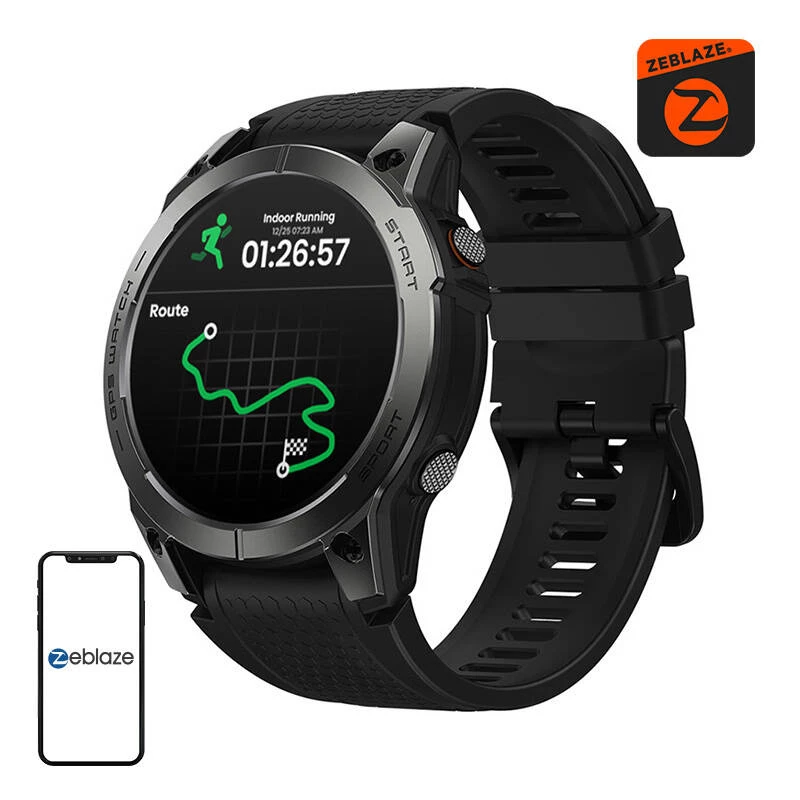 Išmanusis laikrodis Zeblaze Stratos 3 Pro juodas