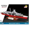 Konstruktorius Cobi Battleship Tirpitz modelis su 593 dalimis, mastelis ir demonstravimo ypatybės