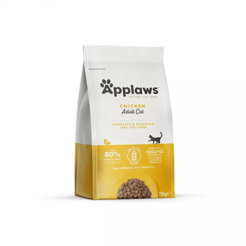 APPLAWS Vištiena - sausas kačių maistas - 7,5kg