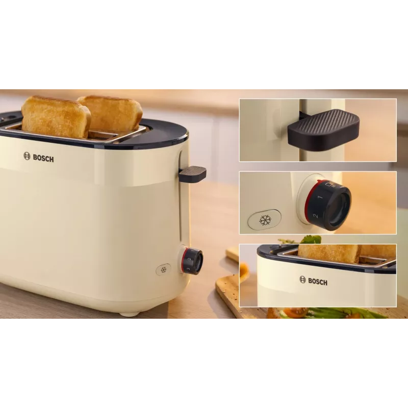 Bosch skrudintuvas | TAT2M127 MyMoment | Galia 950 W | Plyšių skaičius 2 | Korpuso medžiaga plastikas | Smėlio spalvos