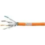 LogiLink Professional - Birių kabelių ritė - 500 m - 7,5 mm - SFTP, PiMF - 7 kategorijos neapdorotas kabelis - be halogenų, tvirtas - oranžinė