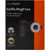 Selfie lemputė RealPower Selfie MagFree LED juoda balta ABS PU