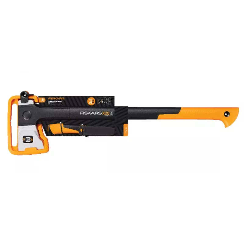 Skaldymo kirvis Fiskars X28 X-Series geležtė su M universaliniu peiliu