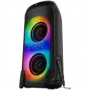 Garsiakalbis SVEN PS-1050, juoda (200W, TWS, Bluetooth, FM, USB, microSD, LED ekranas, 7200mAh)