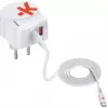 Skross Euro USB Charger AC65PD + USB-C laidas USB-Įkroviklis 65 W Vidaus zona, Kištukinis lizdas Išėjimo srovė (maks.) 4,05 A Išėjimų skaičius: 2 x USB 3.2 Gen 1 Lizdas A (1302425)