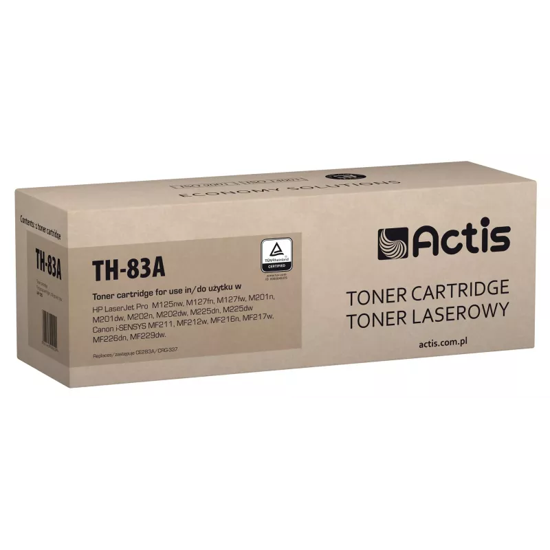 Actis TH-83A toneris (pakaitalas HP 83A CF283A, Canon CRG-737; Standard; 1500 puslapių; juodas)