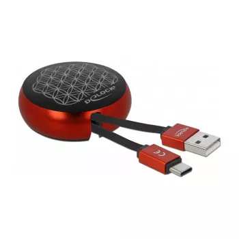 Ištraukiamas laidas DeLOCK USB 2.0 Type-A į USB-C™ 85819