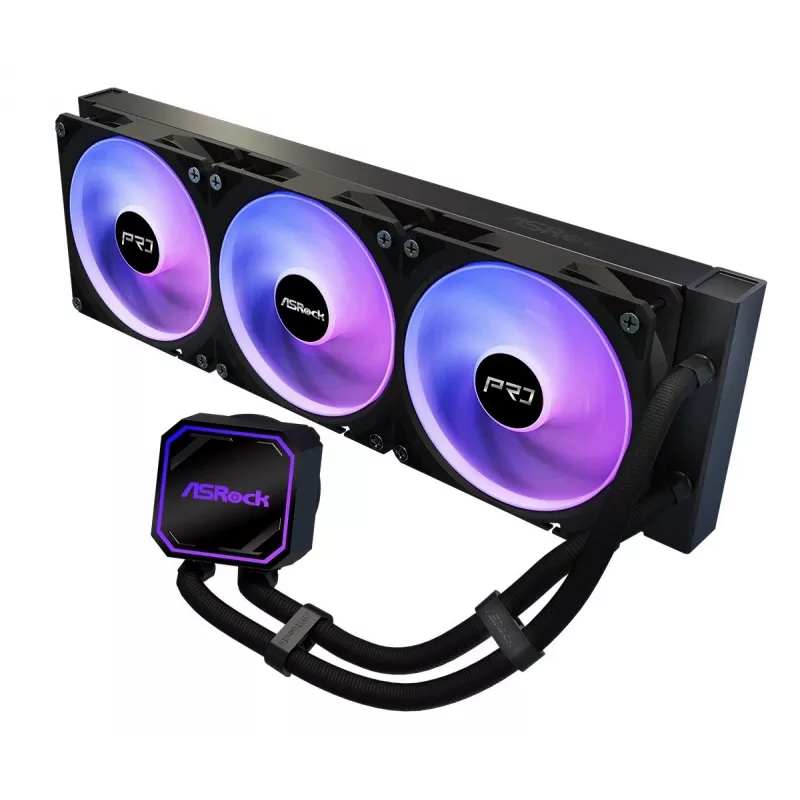 CPU aušintuvas ASROCK Pro 360 ARGB Juoda — ASROCK modelis…