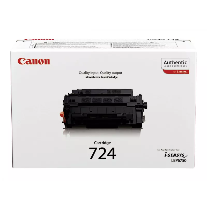 Canon CRG-724H dažų kasetė 1 vnt. Originali juoda