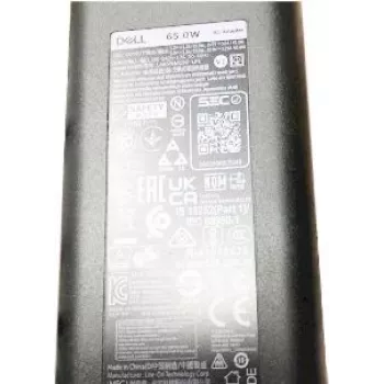 Nešiojamojo kompiuterio kintamosios srovės adapteris Dell 65W USB-C Power Delivery V2TJ7, kompaktiškas dizainas