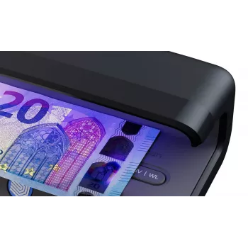 Padirbtų banknotų detektorius Safescan 131-0723 Juodas Daugiavaliutis UV