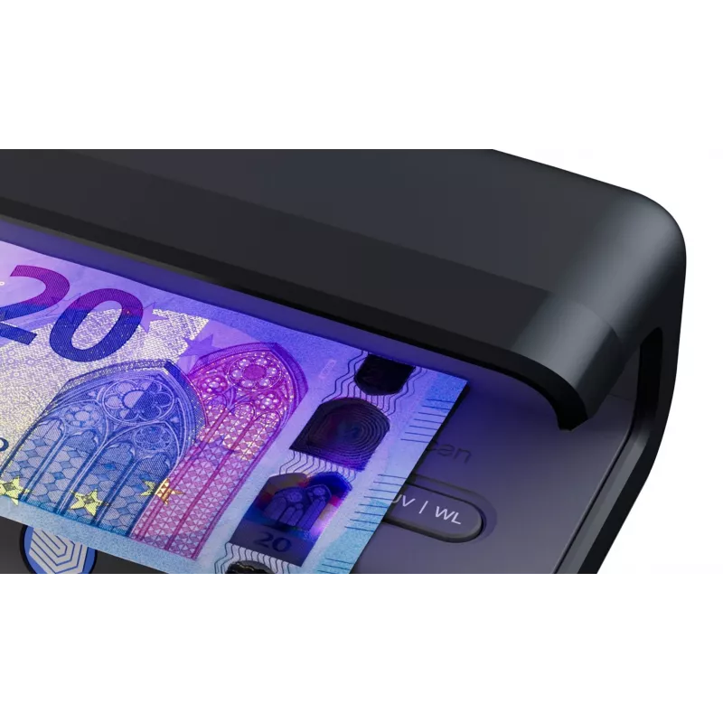 Padirbtų banknotų detektorius Safescan 131-0723 Juodas Daugiavaliutis UV