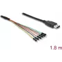 USB laidas DELOCK 63989 — vienetinis paketas, standartinis jungiamasis laidas