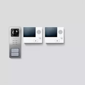 Siedle SET CVB 850-2 E/W - 8,89 cm (3.5 colio) - TFT - Nerūdijantis plienas - Balta - Skirta naudoti viduje ir lauke - 756 x 504 pikselių - CMOS