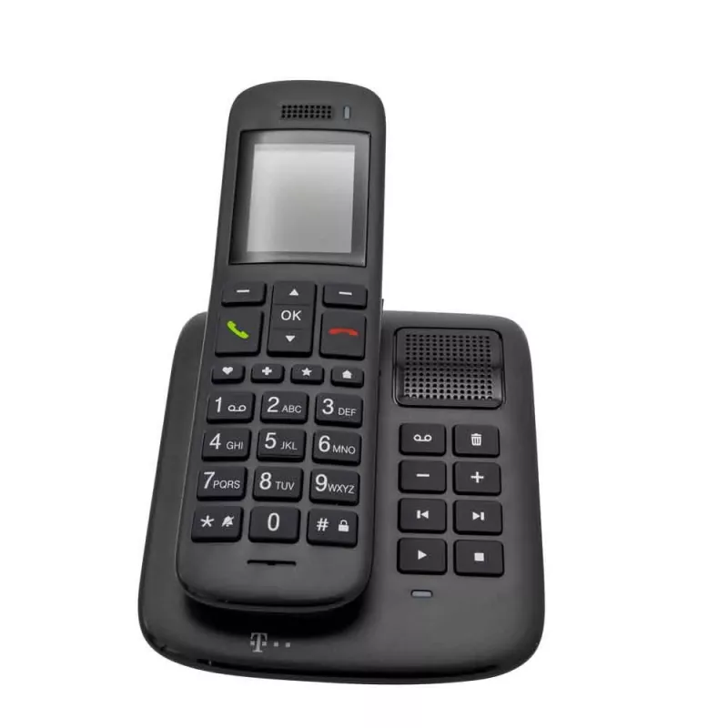 „Telekom Sinus A 32“ DECT telefonas su skambintojo ID, juodos spalvos