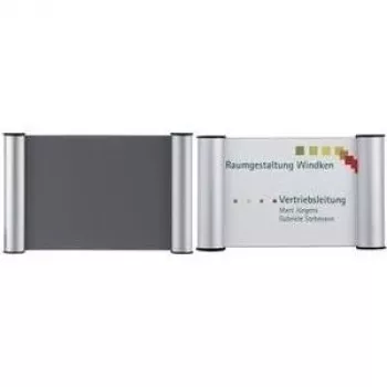 Durų ženklo spaustukas Franken BS0606 148×148 mm įdėklams, sieninis ekrano laikiklis