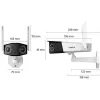 Reolink Duo Series W730 – 4K lauko „Wi-Fi“ kamera, dvigubas objektyvas, 180° panoraminis vaizdas, asmens/transporto priemonės/gyvūno aptikimas