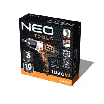NEO tools 04-720 elektrinis suktuvas / smūginis suktuvas