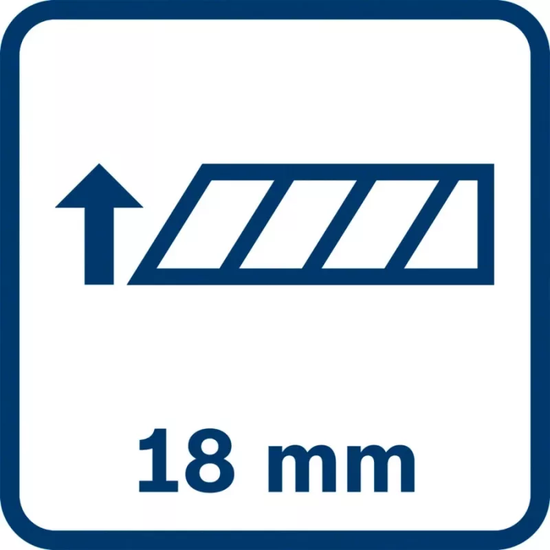 Naudingas peilis Bosch 1 600 A01 TH6 Ašmenų plotis 1.8 cm Svoris 120 g