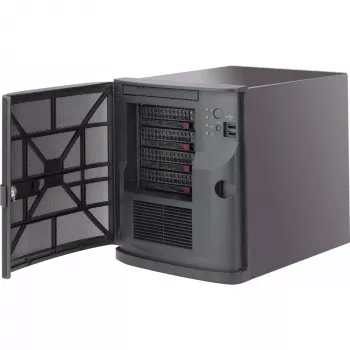 Kompiuterio korpusas Supermicro CSE-721TQ-350B2 Mini Tower juodas