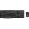 Logitech MK295 Silent - klaviatūros ir pelės rinkinys - belaidis - 2,4 GHz - grafito spalvos - vengriškas išdėstymas
