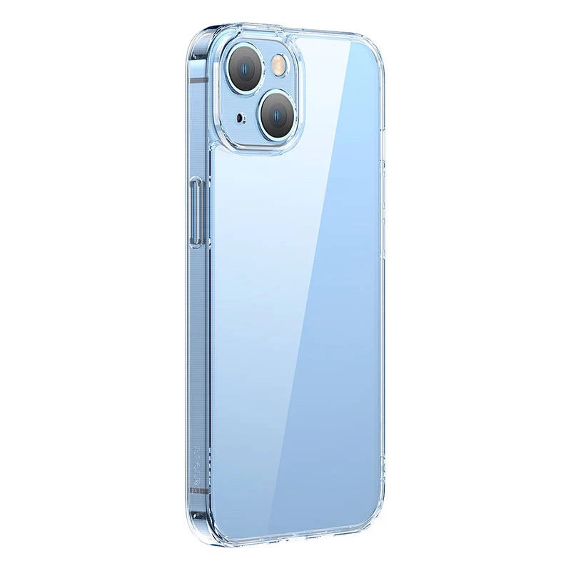 Baseus SuperCeramic permatomas stiklinis dėklas ir grūdinto stiklo rinkinys, skirtas iPhone 14 Plus