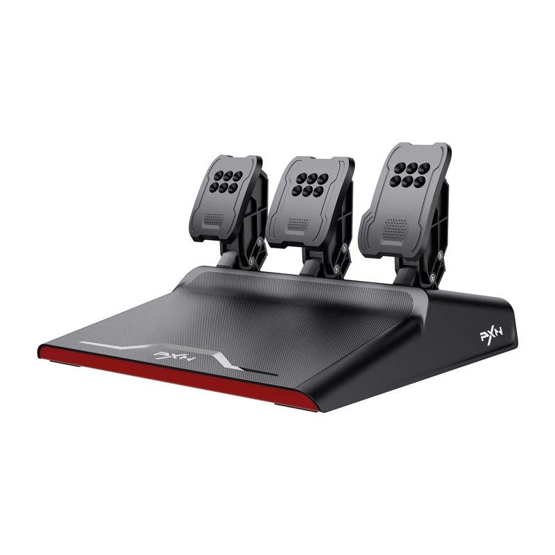 Vairas ir pedalų rinkinys PXN V10 Pro, skirtas PC, PS4, Xbox One, Xbox Series X|S — suderinamas su jėgos grįžtamuoju ryšiu, USB jungtis