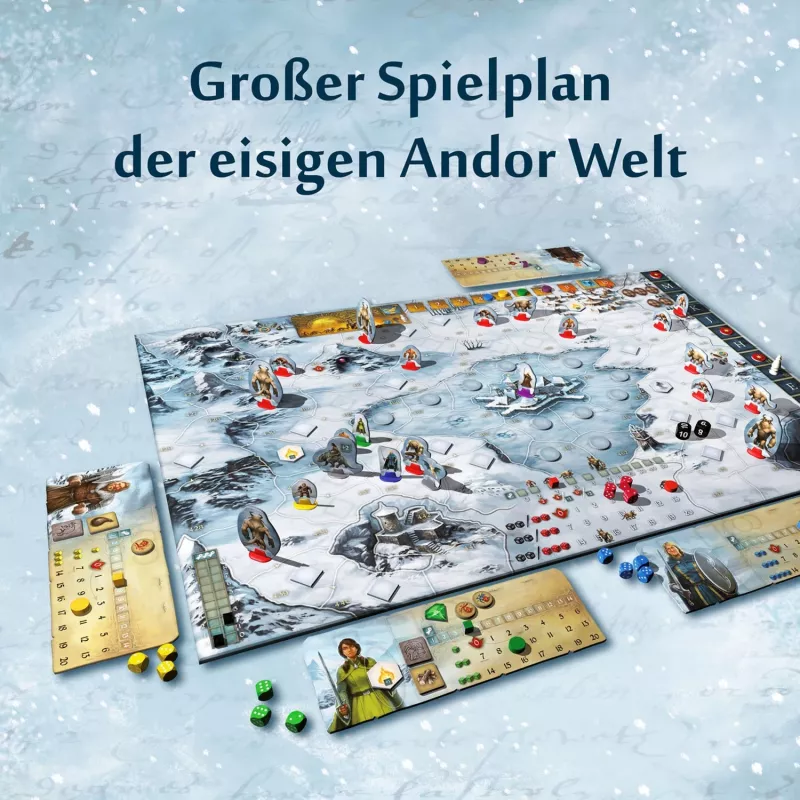 Die Legenden of Andor - The Eternal Cold, stalo žaidimas