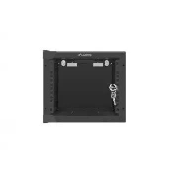 LANBERG 10 inch sieninis spintos stovas 4U (280x310, juodas)