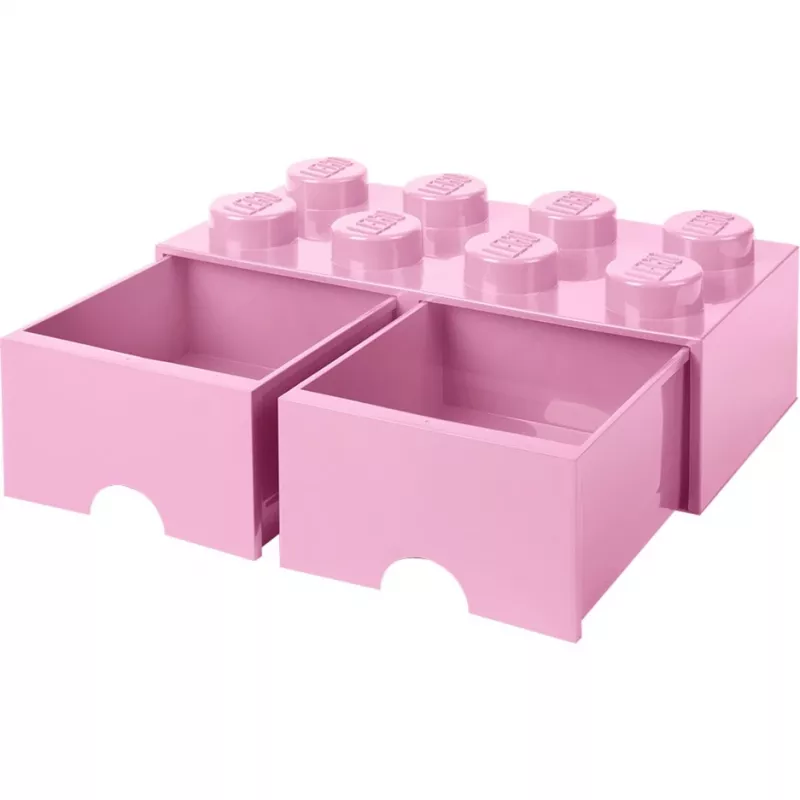 LEGO Brick Drawer 8 rožinis, dėžutė rožinė