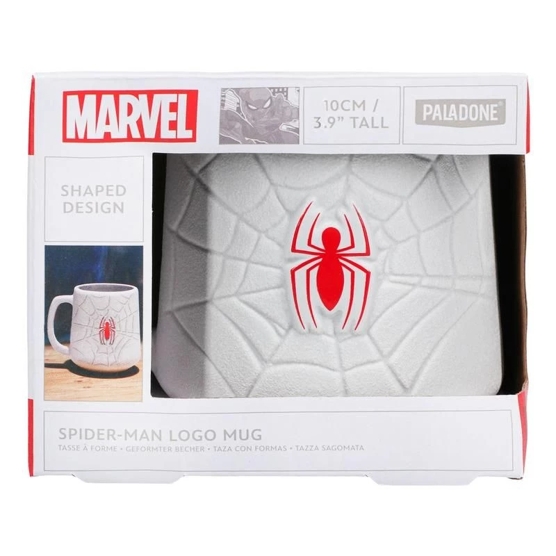 Puodelis Paladone Spiderman formos puodelis pilkas 0,45 L, vienas vnt., 127,6×97,4×100,5 mm