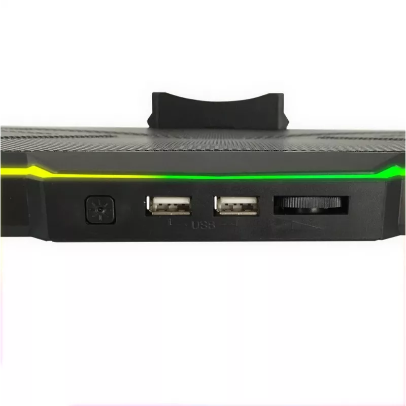 Nešiojamojo kompiuterio aušinimo padėklas ESPERANZA EGC110 iki 17 colių (43,2 cm), 1 ventiliatorius 18 cm, 800 aps./min, 63 CFM, USB 2.0, juodas