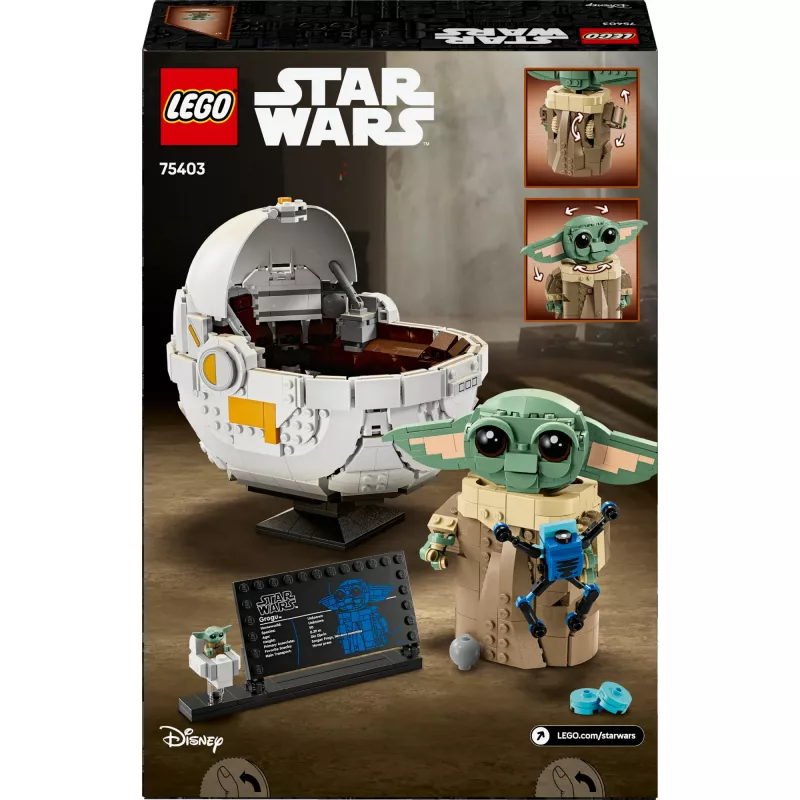 LEGO STAR WARS 75403 Grogu su levitaciniu vežimėliu