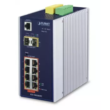 Valdomas L2+ Gigabitinio eterneto komutatorius PLANET IGS-10020HPT