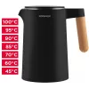 Elektrinis virdulys, dviguba sienelė, 1,5 l, Concept, juodas, RK 3301