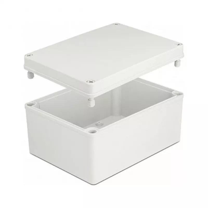 DeLOCK montavimo korpusas, IP65 atsparus vandeniui, 200 x 150 x 100 mm, pilkas
