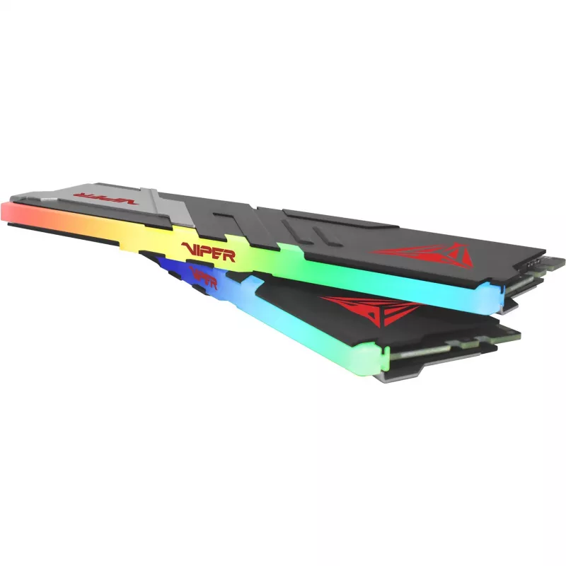 DDR5 32GB (2x16GB) 6000MT/s žaidimų operatyvioji atmintis PATRIOT KLEVV CRAS V su radiatoriumi, CL30, 1.35V, XMP 3.0, RGB