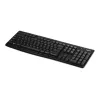 Logitech K270 belaidė klaviatūra su Unifying imtuvu, juoda