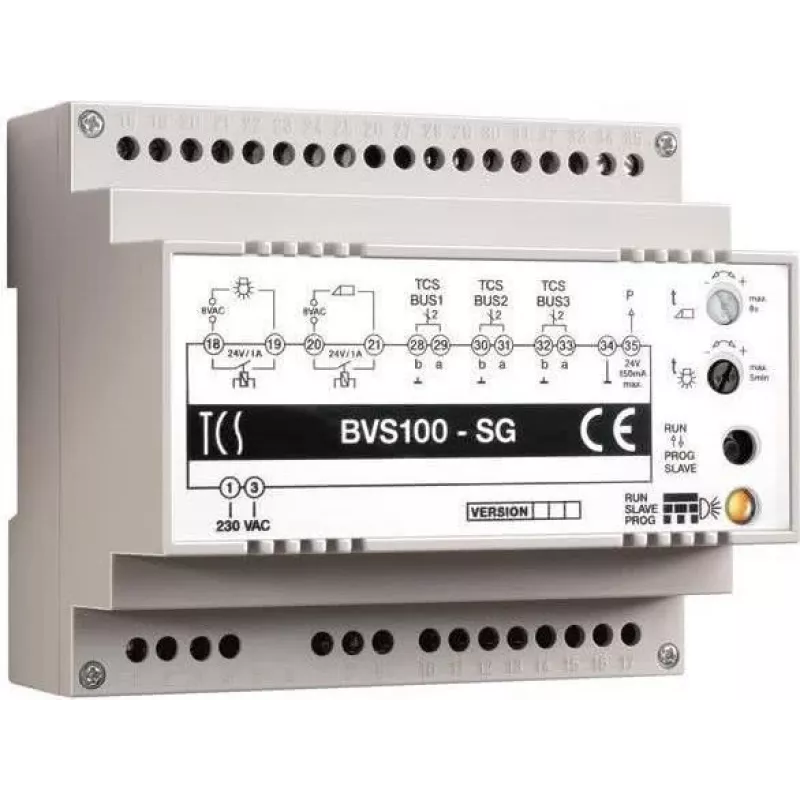 TechniSat BVS100-SG maitinimo ir valdymo blokas sistemoms su 3 stygomis DIN bėgelis
